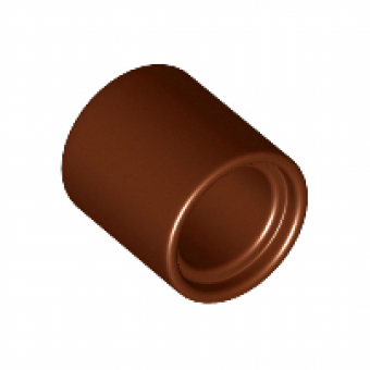 Technic, Hefbalk Dik 1x1 (Spacer) Reddish Brown